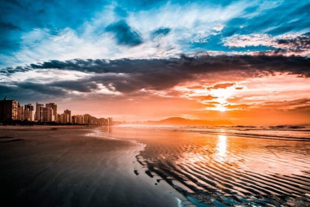 Comfort Guaruja Enseada Apartment 26 Wifi, Garagem E Ar Condicionado المظهر الخارجي الصورة