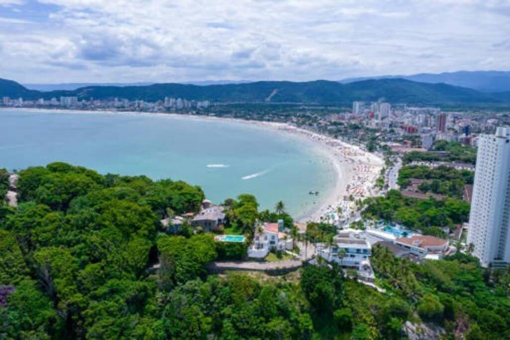 Comfort Guaruja Enseada Apartment 26 Wifi, Garagem E Ar Condicionado المظهر الخارجي الصورة
