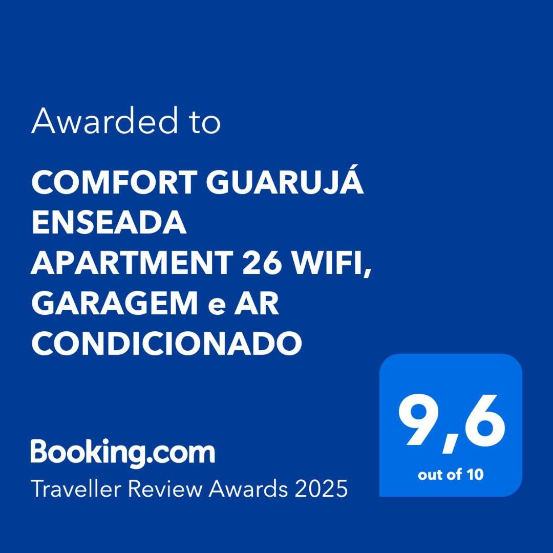 Comfort Guaruja Enseada Apartment 26 Wifi, Garagem E Ar Condicionado المظهر الخارجي الصورة